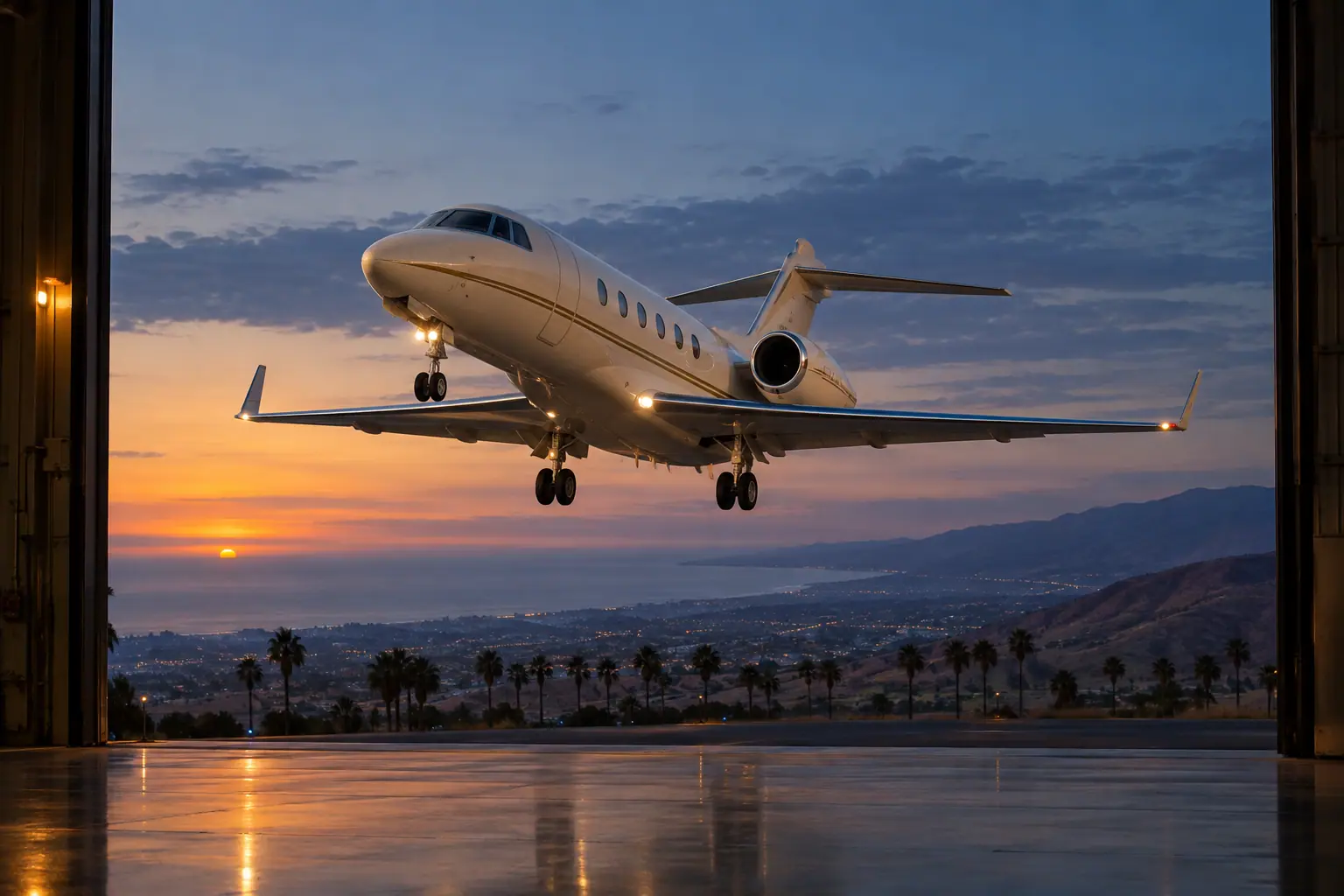 Private jet Los Angeles to New York
